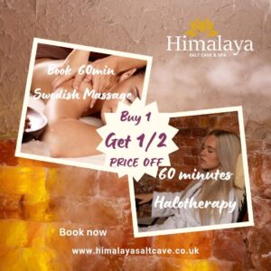 Swedish Couples Massage With Halotherapy